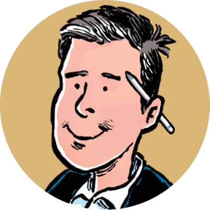 Caricature of Tom Shannon